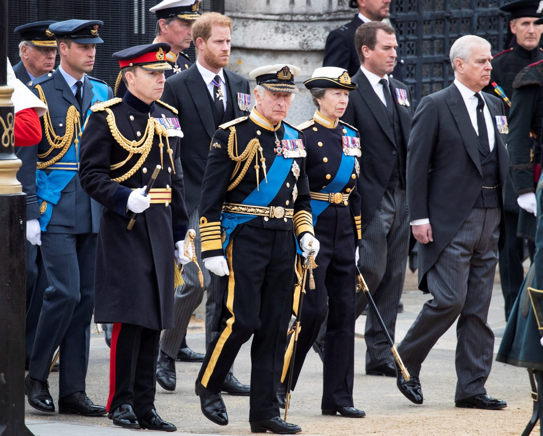 Royals' Grief at the Queen’s Funeral Ceremony