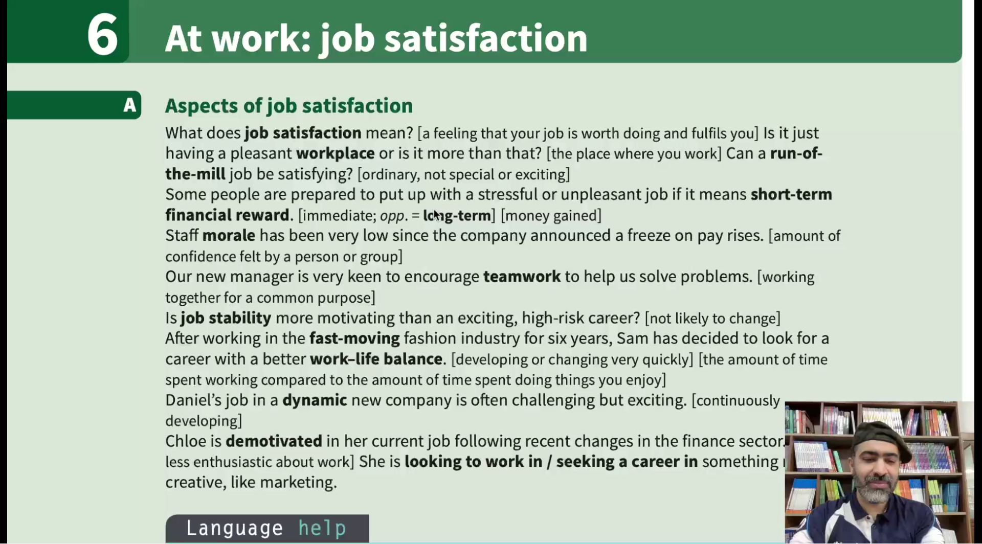 At Work: Job Satisfaction